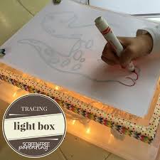 If you make or buy a light table or light box with harsh bright light showing through, poorly distributed light, visible light lines, not enough opaqueness, too much opaqueness, or one that has a completely transparent top, it could do damage over time. How To Make A Tracing Light Box Screenfreeparenting Com