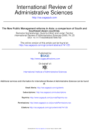 If you are interested to be one, you also need to be ready with providing expertise in the. Pdf The New Public Management Reforms In Asia A Comparison Of South And Southeast Asian Countries