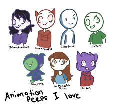 Animation Peeps I Love They Are All Talented Little Beans Jaiden Animations Animation Youtube Art
