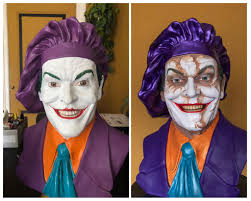This is something totally different.I have a background with sculpting and  doing some special effects makeup and working with prostetics.A very good  friend of mine had this vintage 1989 Nicholson joker bust