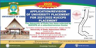 The kenya universities and colleges central placement service (kuccps) has announced the date when the 2021/2022 placement results for 2020 kcse candidates will be released. The University Of Embu Has Been University Of Embu Facebook