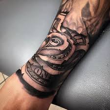 Dollar bill rose tattoo with skeleton hand by pradeep junior. 25 Money Rose Tattoos Design For Sleeve