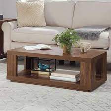 Better Homes Gardens Steele Coffee Table Walnut Finish Walmart Com Coffee Table Living Room Coffee Table Home