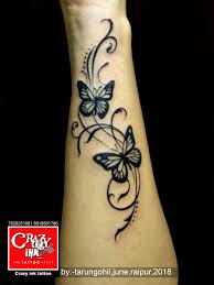 Canvas Painting And Wall Painting Tattoo Girl Ankle
