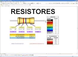 Codigo De Resistencia Electrica Hojas De Calculo Resistores Arduino Programacion