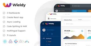 Wieldy Is A Complete React Admin Template Amp Starter Kit That Follows Ant Design Concept And Implements Ant Design Frame React App Templates Layout Concepts