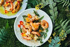 Brown Butter Chargrilled Prawns Recipe Recipes King Prawn Recipes Healthy Prawn Recipes