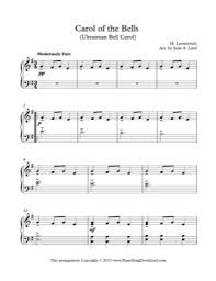Carol of the bells (ukrainian bell carol) m. Carol Of The Bells Christmas Free Piano Sheet Music Pdf