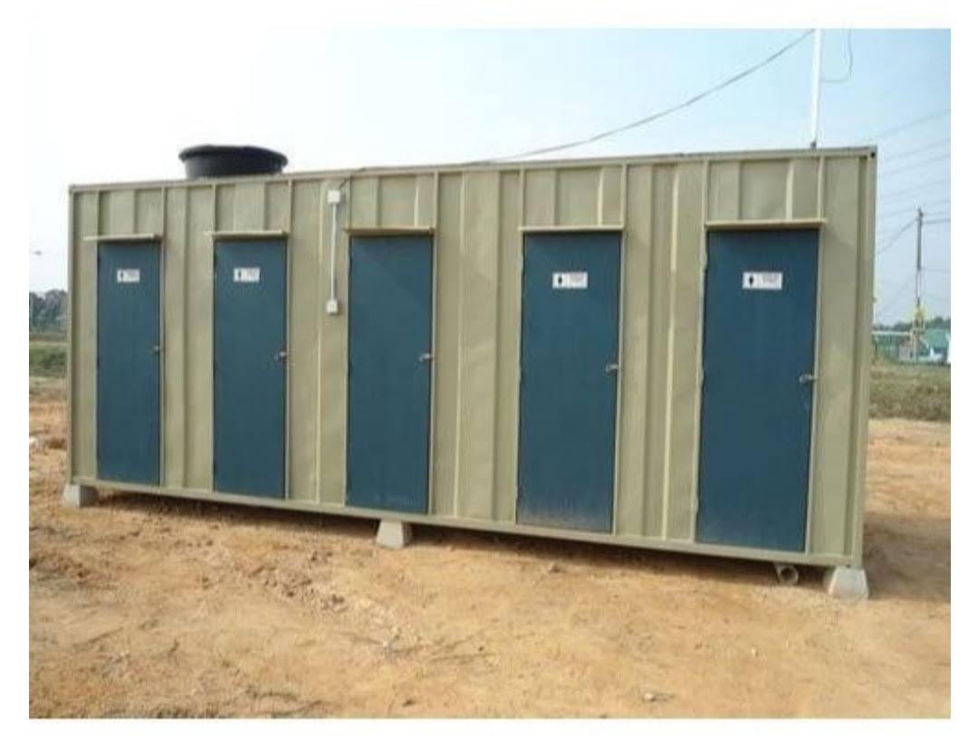 20 ft Fabricated Toilet Container product image
