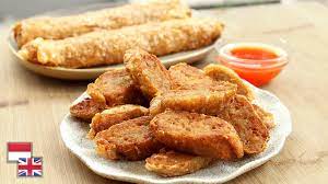 Resep Kekian Hekeng Ayam Udang Luar Garing Dalam Empuk Bisa Frozen Youtube