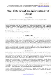 Onge families living in massachusetts. Pdf Onge Tribe Through The Ages Continuity Of Change