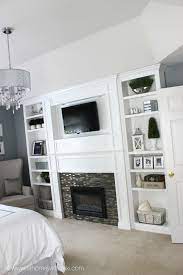 Browse 256 wall mount fireplace on houzz. Master Bedroom Makeover Master Bedroom Makeover Bedroom Built Ins Remodel Bedroom