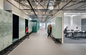 The adidas arena forms a distinctive landmark on the adidas world of sports campus in herzogenaurach. Adidas World Of Sports Arena Offices Herzogenaurach Office Snapshots Sports Arena World Of Sports Brand Building