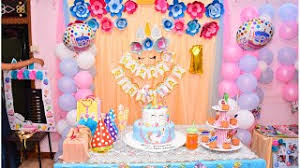 1st birthday party decorations at home images. Best Birthday Party Decoration Ideas At Home For Boy My Son 1st Birthday Decoration Unicorn Theme Youtube