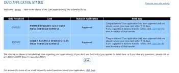 The card's most appealing features are its $0 annual fee and the 5% discount it. Just Got Approved For American Express Lowe S Busi Myfico Forums 1780882
