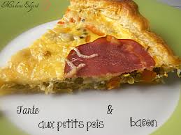 Tarte Multicolore Petit Pois Son Bacon Recettes De Cuisine Tarte Bacon