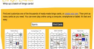 Save paper by choosing more than one card on a page. A Great Tool For Creating Bingo Cards In Class Educational Technology And Mobile Learning