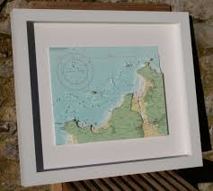 Pin On Framed 3d Nautical Relief Charts