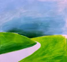 Landscape Painting By Poster Colour