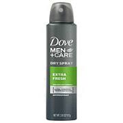 Dove Men Care Extra Fresh Dry Spray Antiperspirant Shop Deodorant Antiperspirant At H E B