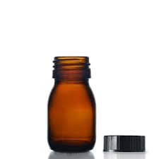 Download 30ml Amber Glass Syrup Bottle Pp Screw Cap Ampulla Packaging