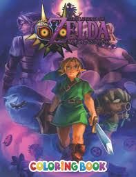 All zelda coloring pages are freshly compiled. The Legend Of Zelda Coloring Book Impressive The Legend Of Zelda Colouring Books For Adults And Kids 50 The Legend Of Zelda Colouring Pages 2021 Characters Weapons Other