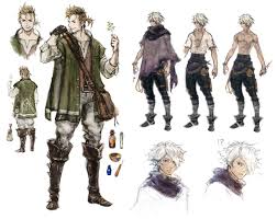 Alfyn Greengrass Concept Art From Octopath Traveler Art Artwork Gaming Videogames Ga Octopath Traveler Character Design Inspiration Concept Art Characters
