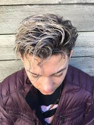 Maybe you would like to learn more about one of these? Men S Platinum Brown Hair With Blonde Lowlights Men Blonde Highlights Men Hair Color