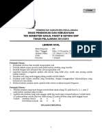 Naskah soal un kimia sma 2010 (paket 12).pdf. Soal Uas Semester Ganjil Paket B Setara Smp Kelas Ix Mapel Ips