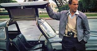Restless Wanderer World Photographer David Douglas Duncan With His Gullwing Classic Mercedes Mercedes Benz Classic Mercedes Benz
