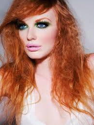 When those with blue eyes wear cool eyeshadow, the eyes don't quite pop, but that doesn't mean the makeup doesn't look beautiful. This Is Not The Kind Of Pink I Would Recommend To Redheads Red Hair Blue Eyes Cool Hair Color Blue Eye Makeup
