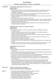 Management consultants help organisations to solve issues, create value, maximise growth and improve business performance. Performance Consultant Resume Samples Velvet Jobs