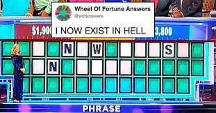 Check spelling or type a new query. This Wheel Of Fortune Account Just Tweets Out Wrong Answers And It S Truly A Masterpiece