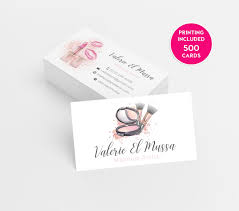 Enter your business name and create a stunning makeup business card tailored just for you. Beauty Makeup Artist Business Card 500 Printed Business Cards Etsy Makeup Artist Business Cards Calling Card Template Makeup Artist Business