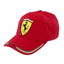 Scuderia Classic Cap Ferrari Store Sporty Cap Leather Silver Bracelet Hats
