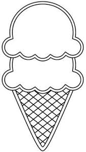 Black And White Ice Cream Cones Clipart Extra Scoops Design Utzh1395 From Urbanthreads Com Ice Cream Coloring Pages Ice Cream Crafts Summer Crafts