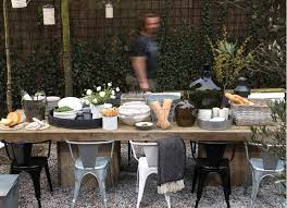 Pin By Leslie On Ideas For The House White Outdoor Table Outdoor Dining Area Outdoor Dining