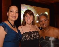 From left, Nina Henderson Moore, Joanne Davidson, and Faye Washington