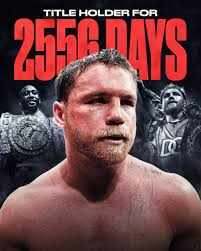 🔘Canelo Álvarez 🇲🇽 fue campeón durante 7 años antes de perder contra  Terence Crawford🇺🇸 📝Ostentaba al menos un cinturón desde su victoria en  la revancha contra GGG 🇰🇿en 2018. 📝7 años de