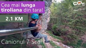 Get your tickets at the lodge and enjoy. Gopro Hero 6 Tiroliana Si Canionul 7 Scari Brasov Youtube