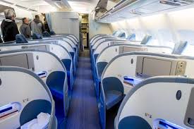 Air Canada Airbus A330 300 Business Class Cabin With Herringbone Seats Aircraft Interiors Cabin Interiors Airbus