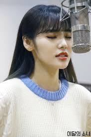 Loona Jinsoul Ost As Time Goes Behind Naver Update Kpop Girls Girl South Korean Girls