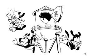 Animaniacs Jumping From A Height Coloring Pages For Kids Bky Printable Animaniacs Coloring Pages For Kids Coloring Pages Coloring Pages For Kids Animaniacs