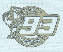 Motogp rider :) official facebook twitter & instagram @marcmarquez93. 3d Printed Marc Marquez Logo Motogp By Vernooy007 Pinshape
