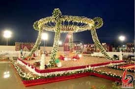 Image Result For Wedding Party Plot In Ahmedabad Wedding Decorations Wedding Party Mandap