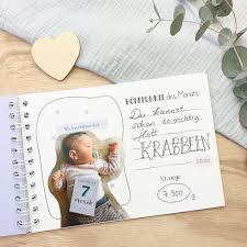 Baby Erinnerungsbuch Mein Erstes Jahr Rosa Mintkind Fotoalbum Gestalten Baby Baby Fotoalbum Baby Fotoalbum Gestalten Ideen