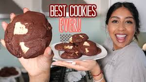 Soft chocolate cookies filled with chocolate chips in every bite. Omg World S Best Double Chocolate Chip Cookies Recipe Youtube