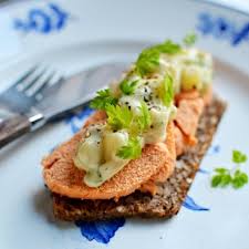 Nordic Cuisine For The Home Cook Poached Cod Roe With Pickled Celeriac And Mustard Mayo Poached Cod Nordic Recipe Food
