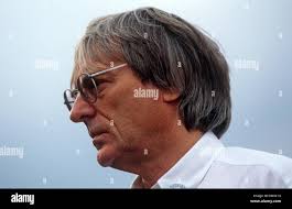Portrait of Bernie Ecclestone 1990s Stock Photo