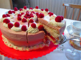 Was man mit einem puddingpulver alles herzaubern kann, sieht man an diesem kuchen… Himbeer Sekt Torte Ina Isst